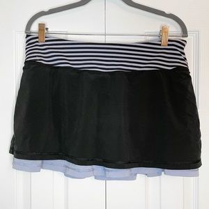 Lululemon | Periwinkle Stripe Skort